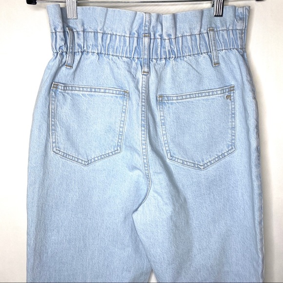 MADEWELL 90"s Paperbag Mom Jeans High Elastic Waist 27 - Picture 10 of 10